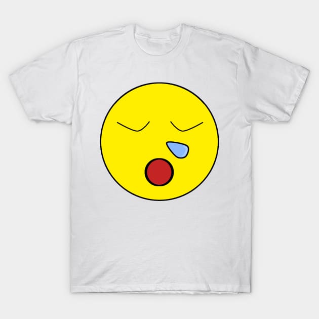 Sleepy face T-Shirt by Simple only